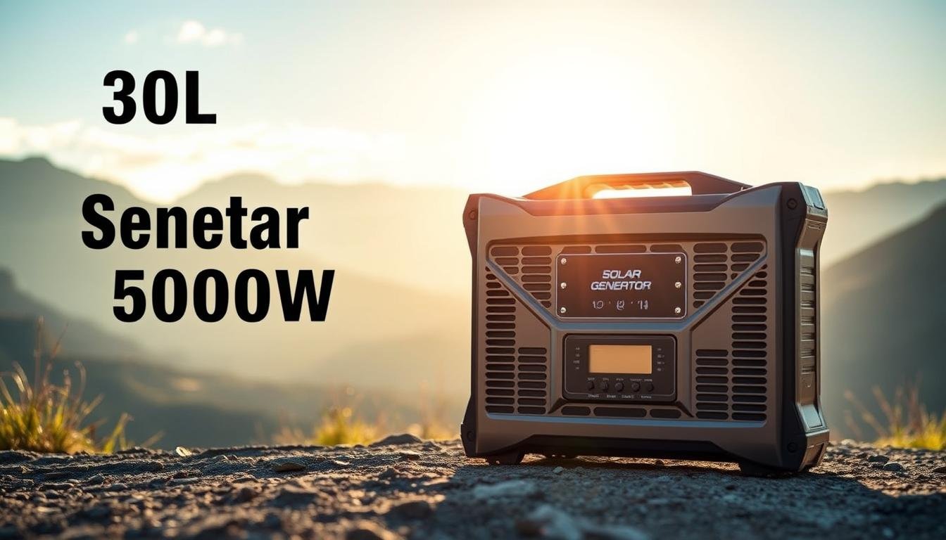 Générateur solaire portatif 300W à 5000W : puissance et portabilité