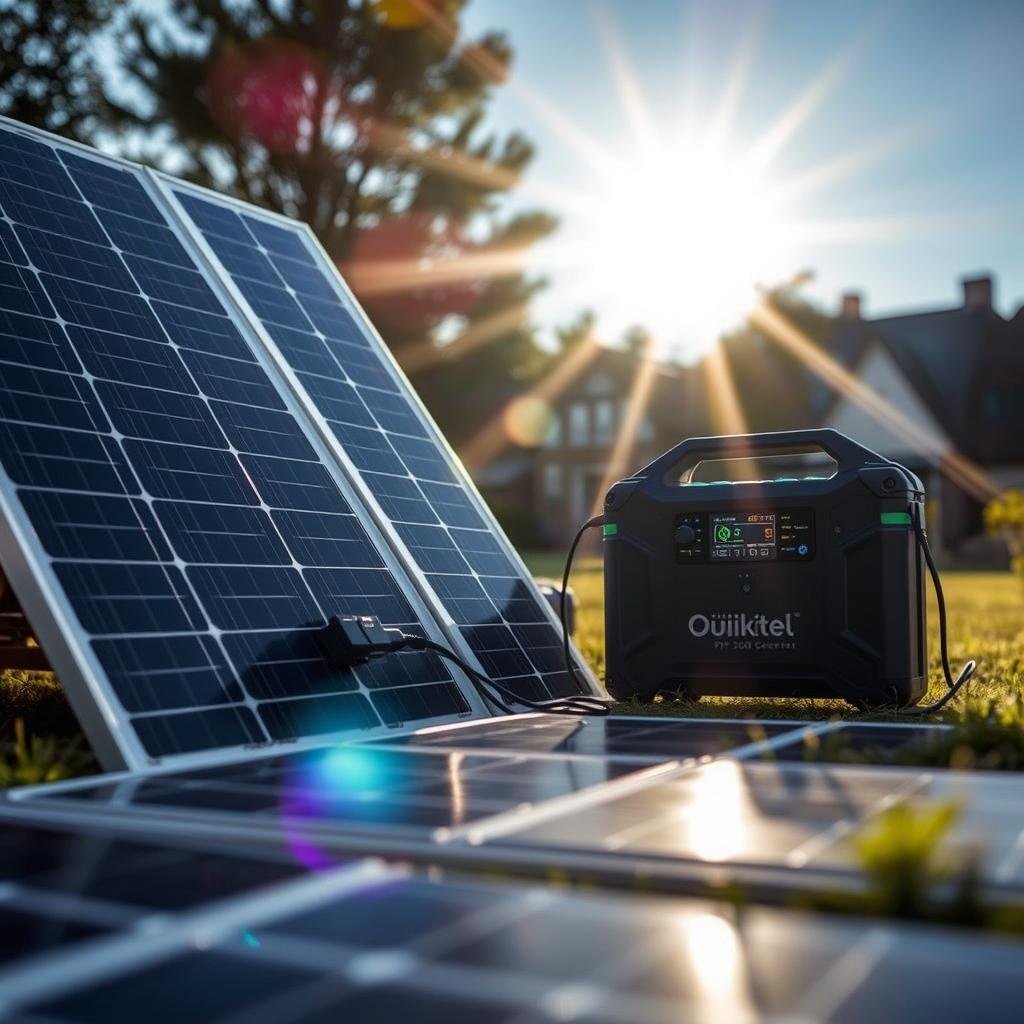 Recharge solaire du générateur Oukitel BP2000 Pro avec panneaux solaires Recharge solaire du générateur Oukitel BP2000 Pro avec panneaux solaires