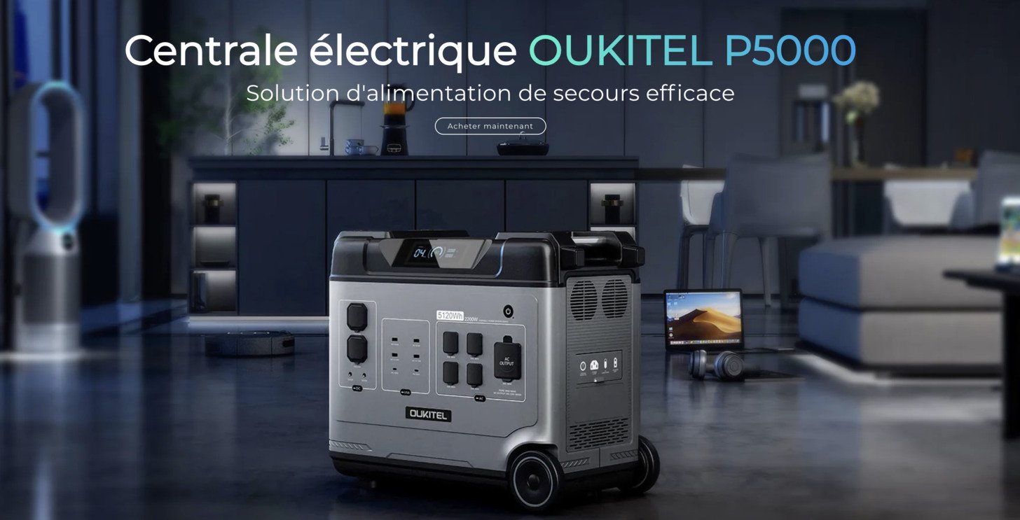 10 raisons d’acheter le générateur solaire Oukitel P5000 Pro